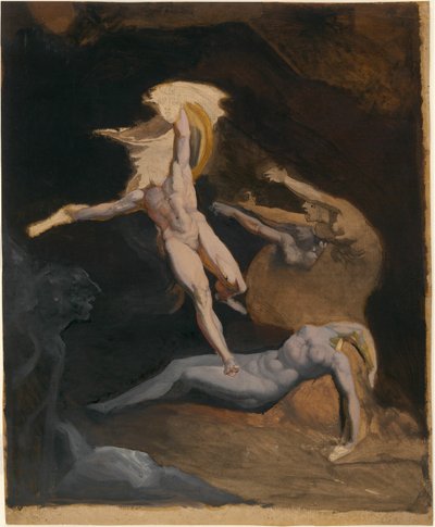 Perseus Vertrekt uit de Grot van de Gorgonen door Johann Heinrich Füssli