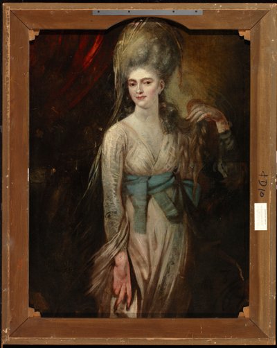 Portret van een dame door Johann Heinrich Füssli