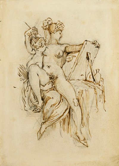 Sapphische liefde door Johann Heinrich Füssli
