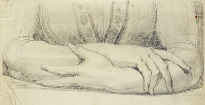 Studie van de Handschoenen van een Vrouw, 1798 door Johann Heinrich Füssli
