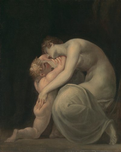 Tekemessa en Eurysakes door Johann Heinrich Füssli