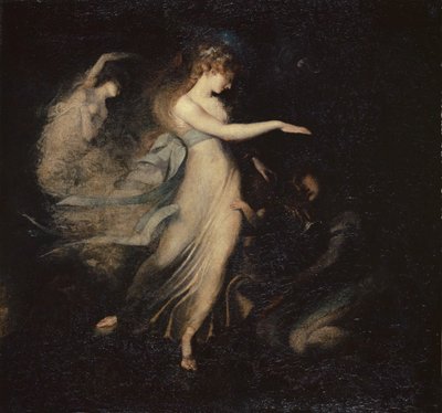 De feeënkoningin verschijnt aan prins Arthur, 1785-88 door Johann Heinrich Füssli