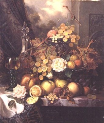 Stilleven met Fruit door Henry George Todd