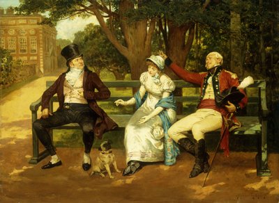 Strijden om aandacht door Henry Gillard Glindoni