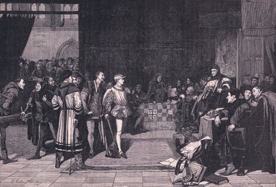 Henry, Prins van Wales voor Rechter Gascoigne door Henry Gillard Glindoni