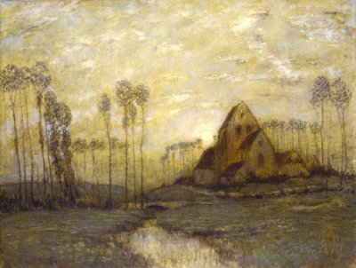 Een oude kerk in Montreuil door Henry Golden Dearth