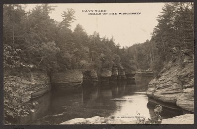 Marinewerf Dells van de Wisconsin door Henry Hamilton Bennett