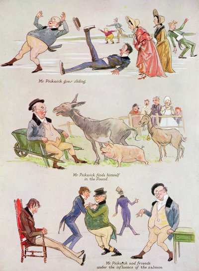 Cartoons van Mr. Pickwick uit 