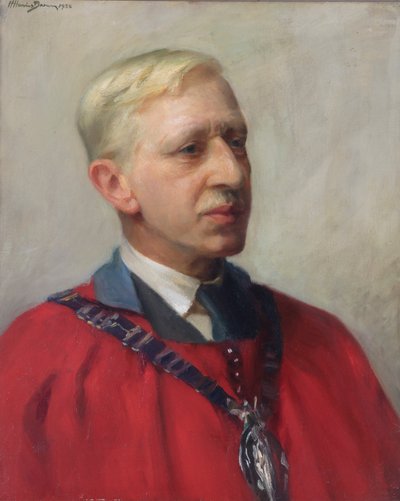 Portret van Richard Garbe door Henry Harris Brown