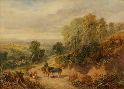 Op de Heide bij Old Storridge, Worcestershire door Henry Harris Lines