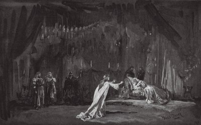 Scène uit King Lear door Henry Hawes Craven Green