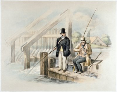 Forelvissen, Beddington Park, uit een set van zes afbeeldingen van 
