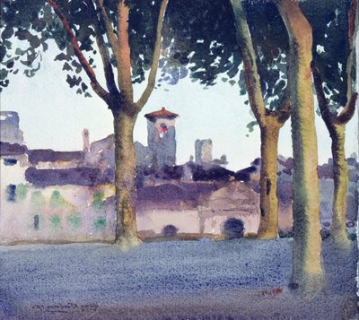 Op de Muren, Lucca door Henry Herbert Bulman