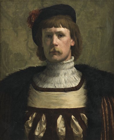 Een Engelse Edelman - 1510 door Henry Herbert La Thangue