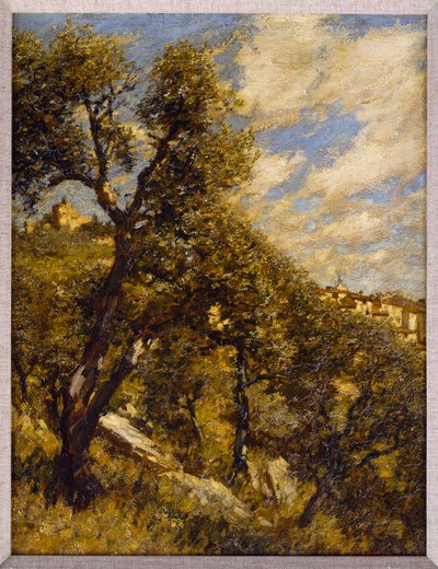 Lente in de Provence door Henry Herbert La Thangue