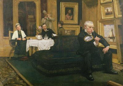 De kenner, 1887 door Henry Herbert La Thangue