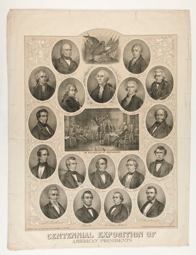 Eeuwfeesttentoonstelling van Amerikaanse Presidenten door Henry Hitchings