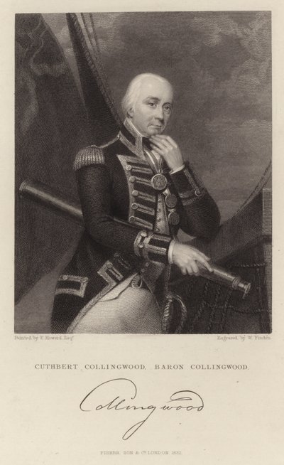 Portret van Cuthbert Collingwood door Henry Howard