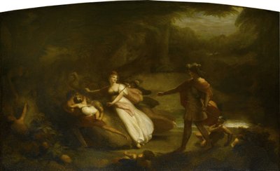 De strijd van Oberon en Titania om de Indiase jongen, uit William Shakespeare