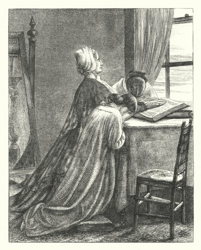 Avondhymne (gravure) door Henry Hugh Armstead