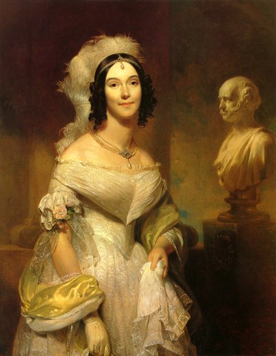 Angelica Singleton Van Buren door Henry Inman