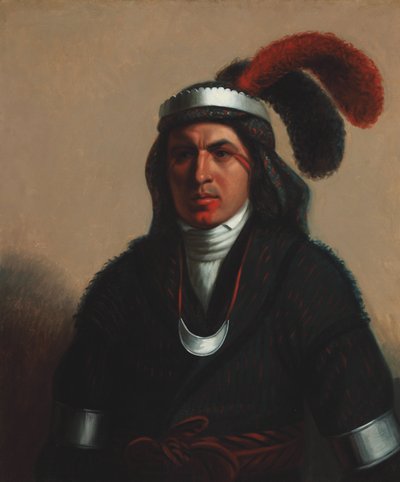 Coosa-Tustunnuggee (Creek) 1831 door Henry Inman