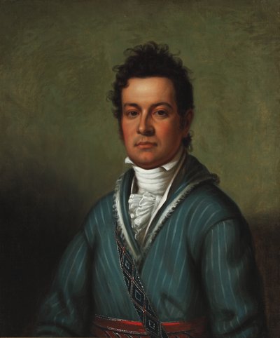 David Vann (Cherokee) 1831 door Henry Inman