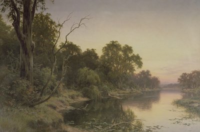 Een Achterwater van de Rivier Murray door Henry James Johnstone