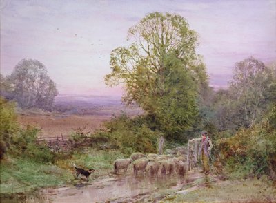 Schapen hoeden door Henry John Sylvester Stannard