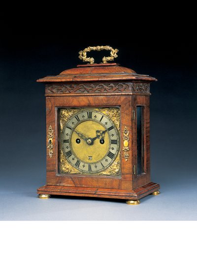 Charles II uur- en halfuurslagklok, Londen, ca. 1685 door Henry Jones