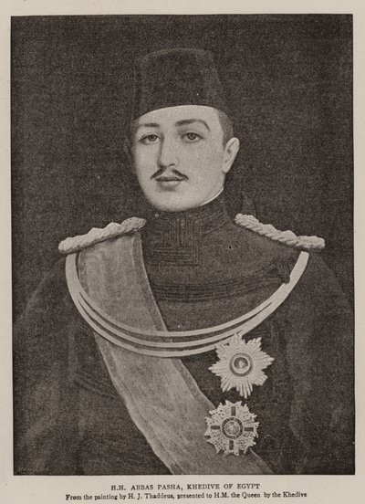 HH Abbas Pasha, Khedive van Egypte door Henry Jones Thaddeus