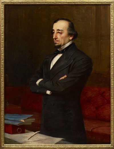Portret van Benjamin Disraeli door Henry Jr. Weigall