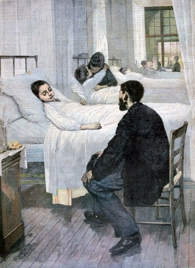 Bezoekdag in het ziekenhuis, 1893 door Henri Jules Jean Geoffroy