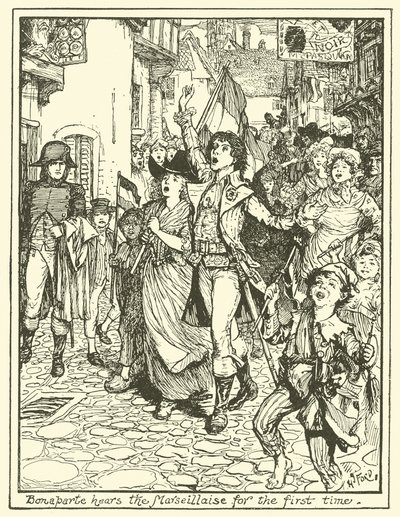 Bonaparte hoort de Marseillaise voor het eerst door Henry Justice Ford