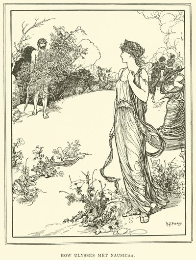 Hoe Ulysses Nausicaa ontmoette door Henry Justice Ford
