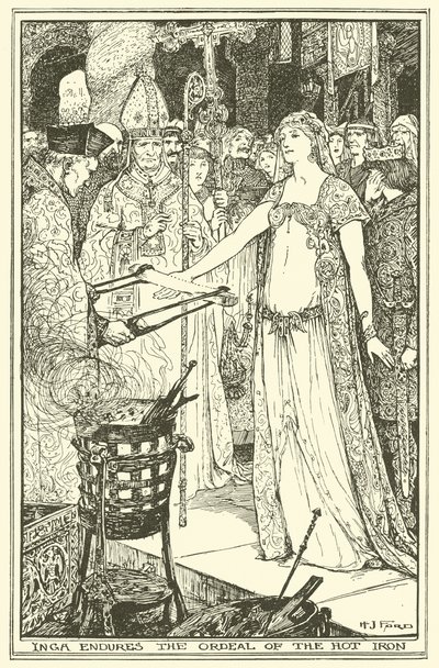Inga doorstaat de beproeving van het hete ijzer door Henry Justice Ford