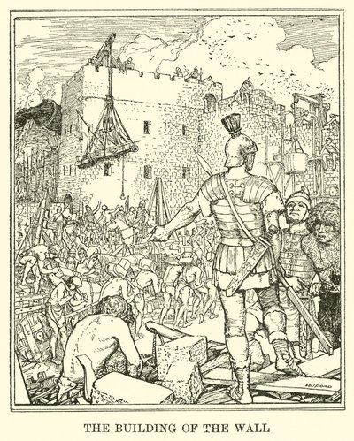 De Bouw van de Muur door Henry Justice Ford