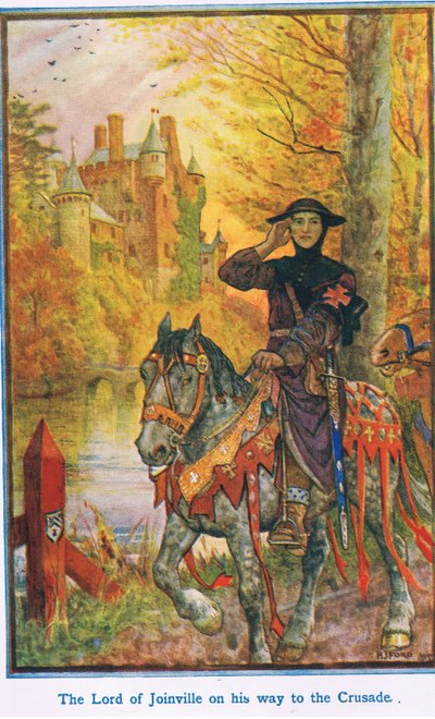 De Heer van Joinvile op Weg naar de Kruistochten door Henry Justice Ford