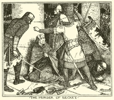 De Moord op Becket door Henry Justice Ford
