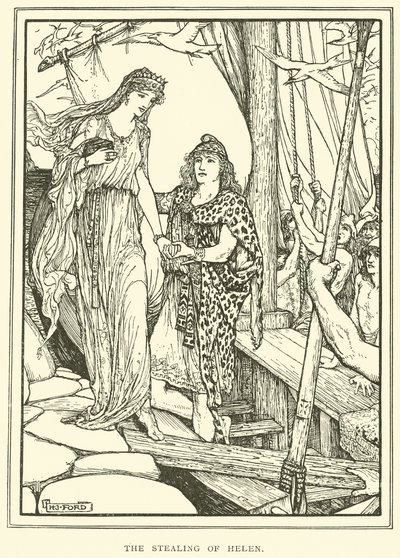 De Ontvoering van Helena door Henry Justice Ford