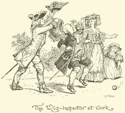 De pruikeninspecteur aan het werk door Henry Justice Ford