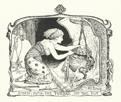 Zinebi Zet de Tulband op de Pot door Henry Justice Ford