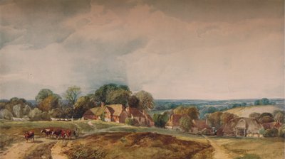 Een Kentish Uitzicht, ca. 1845 door Henry Jutsum