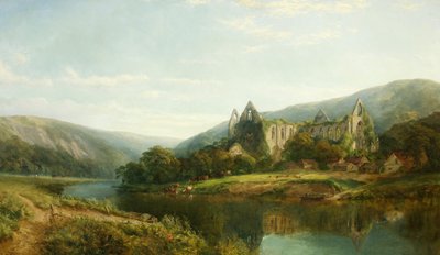 Tintern Abbey, 1861 door Henry Jutsum