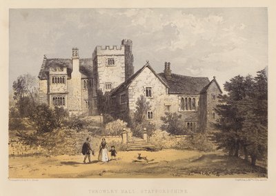 Throwley Hall, Staffordshire door Henry Lark Pratt