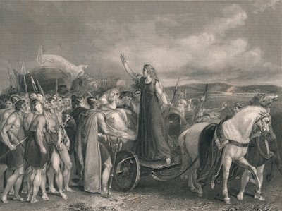 Boudicca, Koningin van de Iceni..., midden 19e eeuw door Henry Lemon