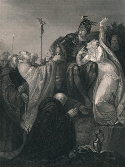 St. Augustinus Voor Ethelbert, midden 19e eeuw door Henry Lemon