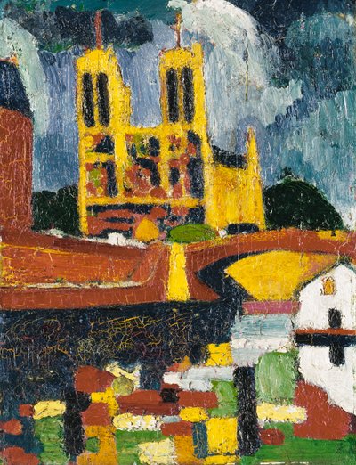 Notre Dame, ca. 1907 door Henry Lyman Saÿen