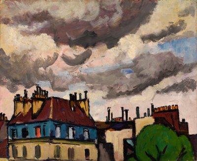 Daken en wolken, Parijs, 1910-1912 door Henry Lyman Saÿen