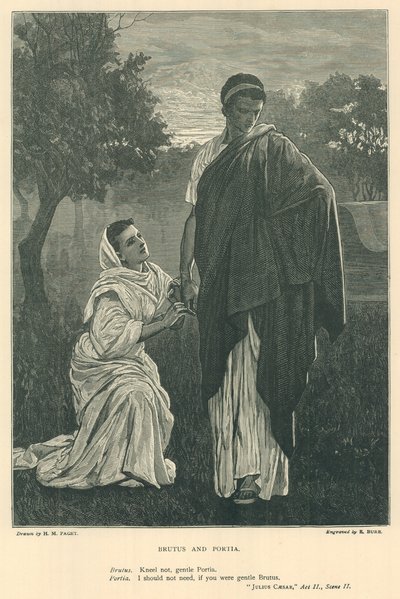 Illustratie voor Julius Caesar door Henry Marriott Paget